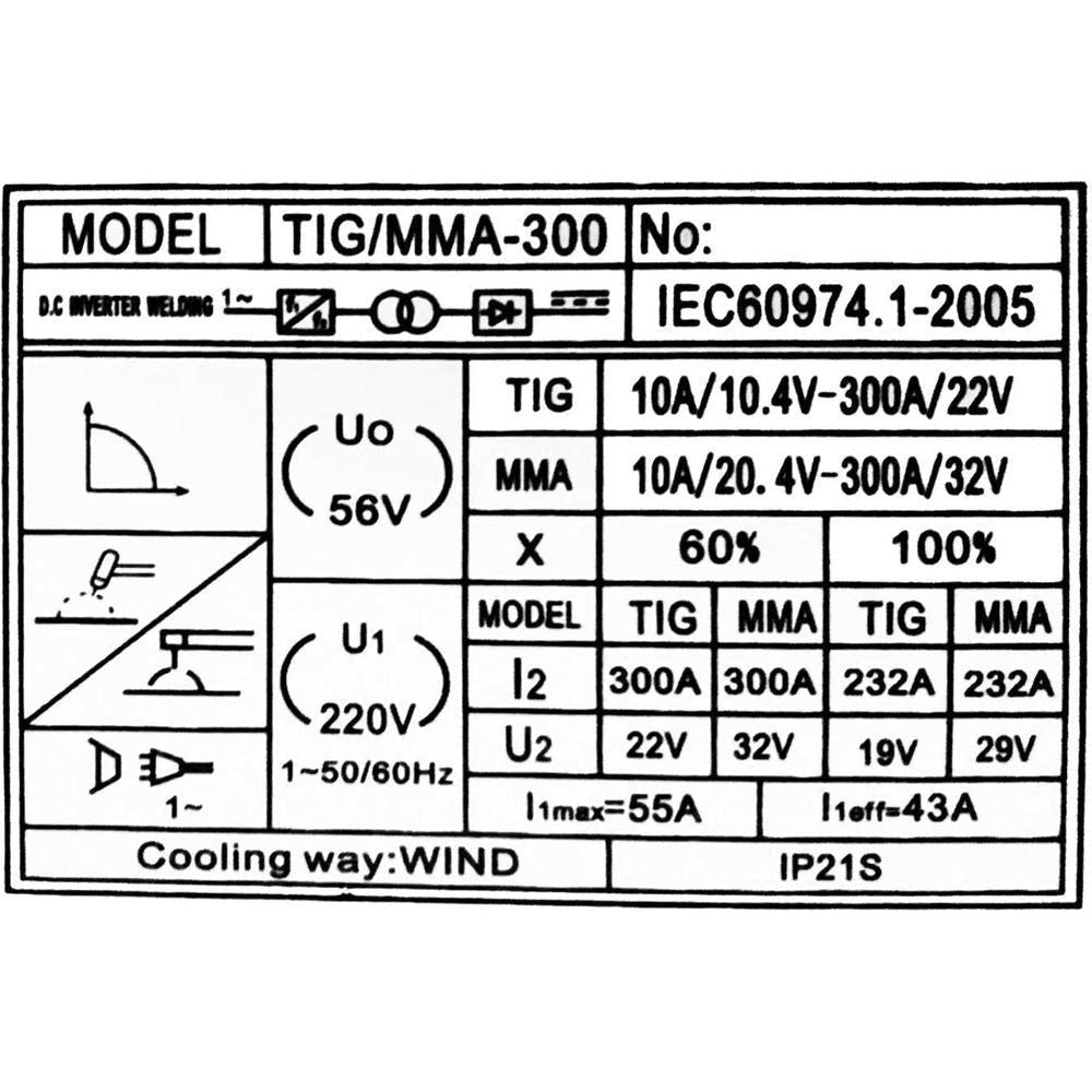 Hokage 2in1 TIG/MMA 300 DC Inverter Welding Machine - Goldpeak Tools PH Hokage Hokage 2in1 TIG/MMA 300 DC Inverter Welding Machine - Goldpeak Tools PH Hokage